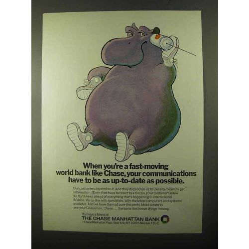 1971 Chase Manhattan Bank Ad - Communications