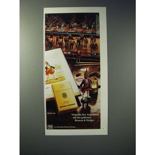 1977 Benson & Hedges Cigarette Ad - In German