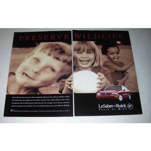 1998 Buick LeSabre Car Ad - Preserve Wildlife
