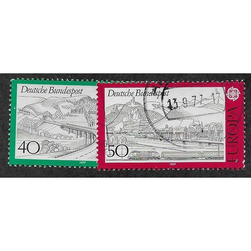 GER 1977 (SET) 'EUROPA' (2v) FINE USED (EBID54-474)