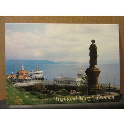 'HIGHLAND MARY' STATUE, DUNOON ,Argyllshire, Scotland. 'Hail Caledonia' series =