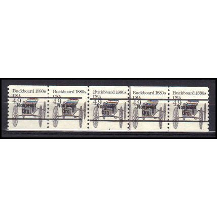 2124a 4.9c Buckboard Fine MNH Dry Gum PNC 4/5 Gap 1L AA0306