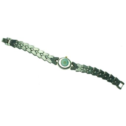 New Ladies Citizen Watch Mat Two Tone Oval S. Steel Water Resistant Wristwatch