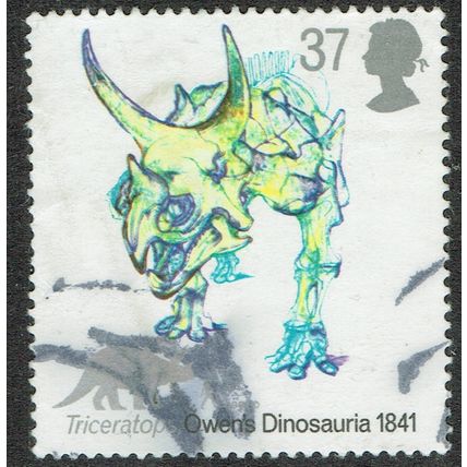 1991 150th Anniversary Dinosaur Identification 37p Multicoloured SG1577 GU