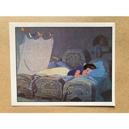 Snow White and the Seven Dwarfs Sticker # 77 (A) unused 1994 Panini Disney