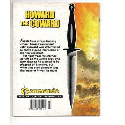 D.C.THOMPSON COMMANDO COMIC BOOK "HOWARD THE COWARD" NUMBER 3484