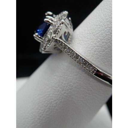 Ring Birthstone Blue Sapphire 925 Sterling #73 USA Seller