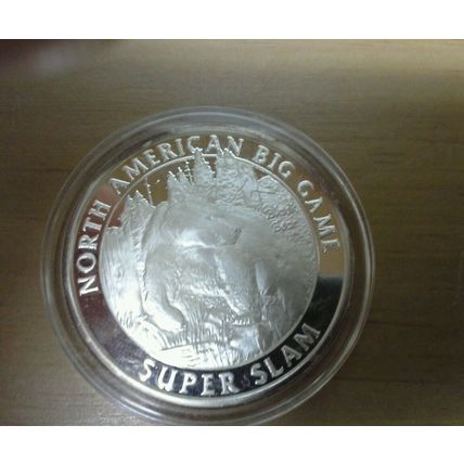 North American Big Game Black Bear 1 Oz Silver Round