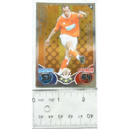 2010/11 Topps Match Attax Trading Card 365 Charle Adam, Blackpool, Showboat