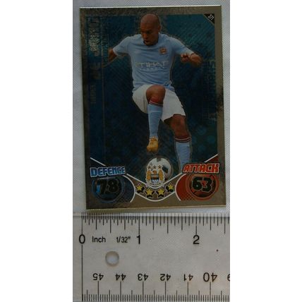 2010/11 Topps Match Attax Trading Card 371 Nigel de Jong, Manchester City
