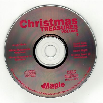 Christmas Treasures Volume 5 (CD disc) 1997