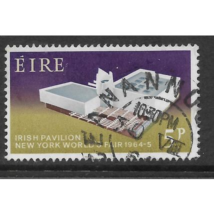 IRELAND 1964 NEW YORKS FAIR 5d IRISH PAVILION SG 201 FINE USED#