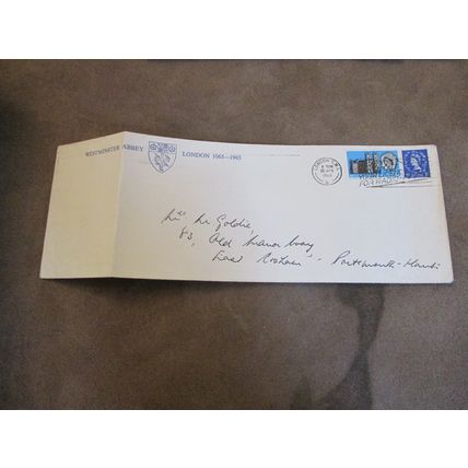 1966 GB Cover - Westminster Abbey, London - Radio Licence frank