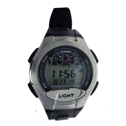 New Casio E-Data Sport Alarm Men Resin Watch W755-1AVDF Wristwatch WR-100 Meter