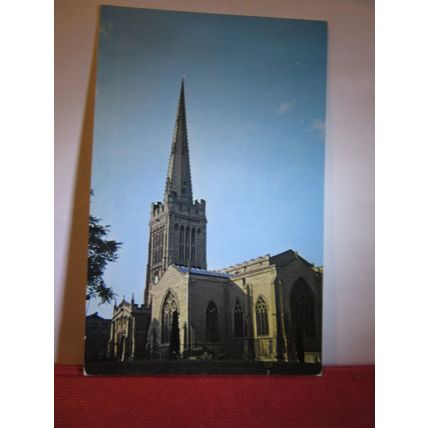 PARISH CHURCH, OUNDLE, PETERBOROUGH, NORTHAMPTONSHIRE unused postcard =