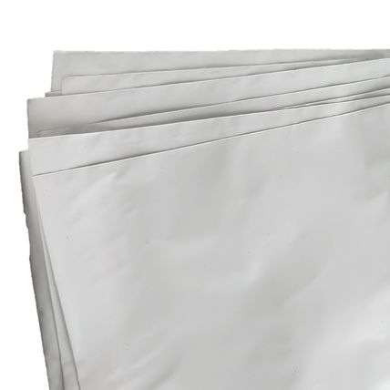10 Polybags NOT Padded White Black Branded 22.5cm x 30cm Self Seal A22