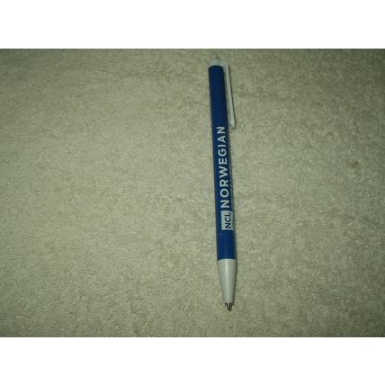 NCL NORWEGIAN CRUISE LINE PEN PLASTIC BLUE & WHITE