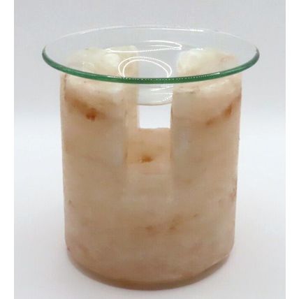Rock Salt Oil Burner 10.5 CM Gift Home Decor Comes with 2 Free Tealights Scent