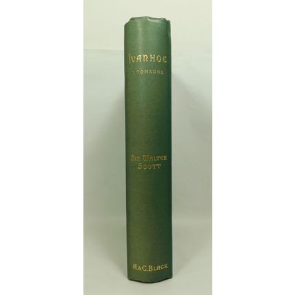 Birkbeck College Antique Victorian Book Walter Scott Waverley Ivanhoe 1898