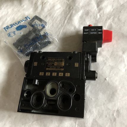 NEW NORGREN MK01GEG35ALPA 3-WAY PNEUMATIC VALVE SECTION,24VOLT,BP 11625294,AY