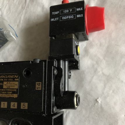 NEW NORGREN MK01GEG35ALPA 3-WAY PNEUMATIC VALVE SECTION,24VOLT,BP 11625294,AY