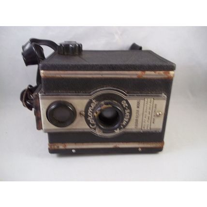 Vintage Coronet Twelve 20 Colour Filter Model Box Camera 12 20 With Pouch