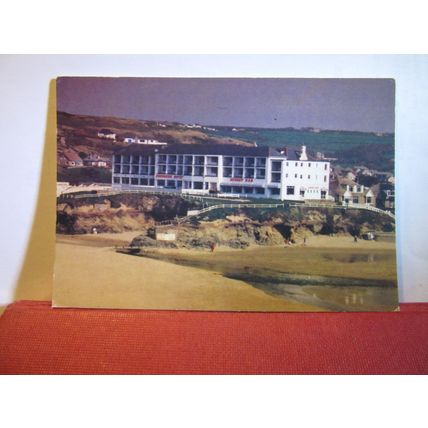 PONSMERE HOTEL LTD, PERRANPORTH, CORNWALL unused postcard =