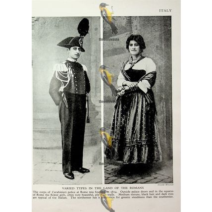 Carabinieri, Flower Girl Dress, Italy (Death In Venice, Back), Book Illustration