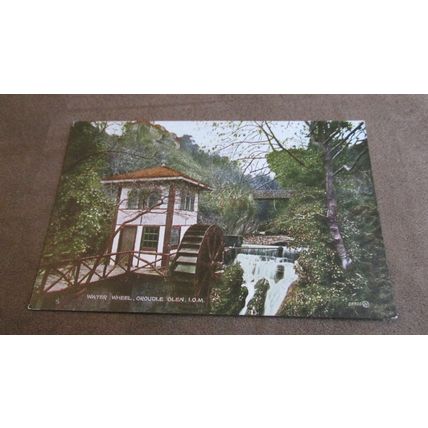Early Valentine Postcard - Water Wheel, Groudle Glen - Isle of Man