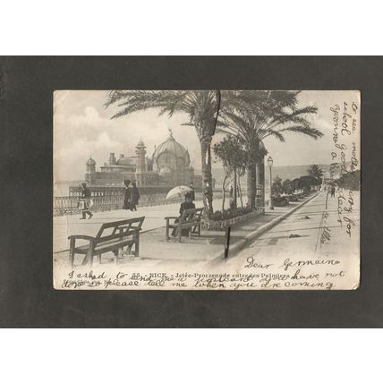 Genealogy Postcard Mrs Hollmann 196 Wellmeadow Road Hither Green London 1906
