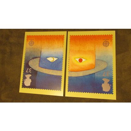 1991 GB PHQ Postcards - Europe in Space / Astronomy interest