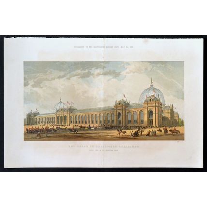 GREAT INTERNATIONAL EXHIBITION 1862 Leighton Brothers VICTORIAN ENGRAVING