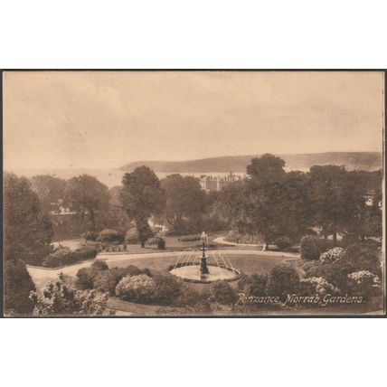 Morrab Gardens, Penzance, Cornwall, 1914 - Frith's Postcard