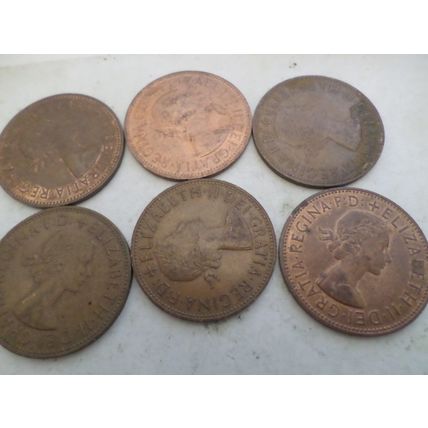 UK / GB - 30 - 1d (one penny) coins - dated 1967 #5
