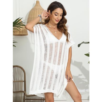 Beachwear Dress Crochet Bikini Swimwear Kaftan Women Beach Cover Up Swimsuit