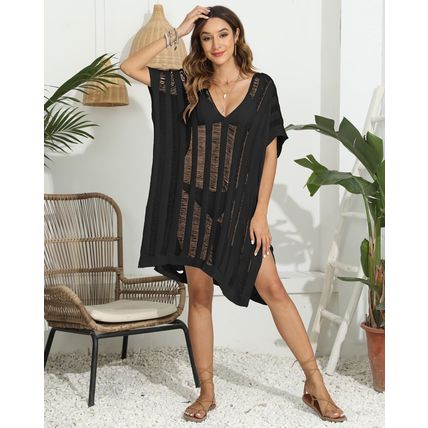 Beachwear Dress Crochet Bikini Swimwear Kaftan Women Beach Cover Up Swimsuit