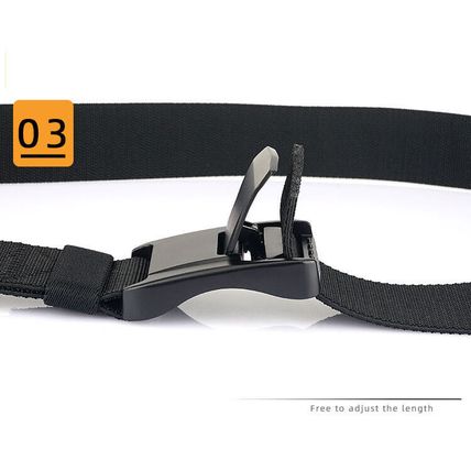 Alloy tactical buckle woven elastic belt for men and women's leisure waist belt