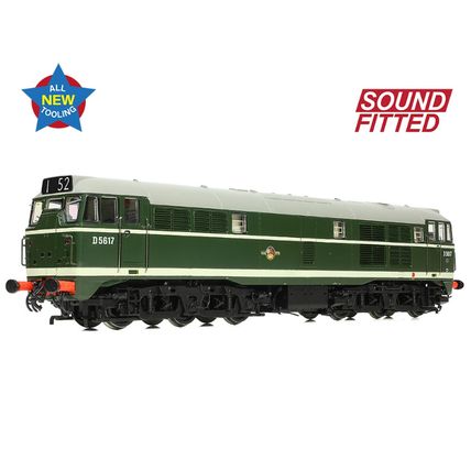 Bachmann 35-801ASF Class 30 D5617 BR Green DCC Sound Fitted - NEW