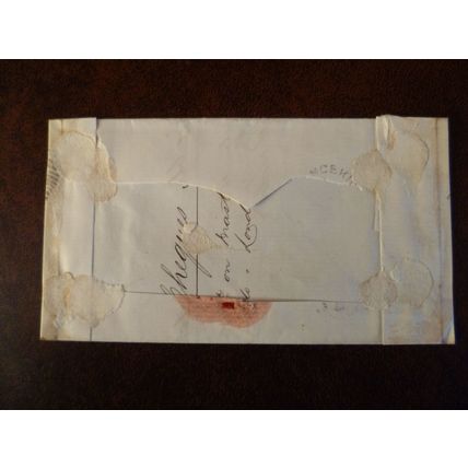 GB QV 1d Red stamp 90 cover Laurencekirk Aberdeen North of Scotland Bank FG GF