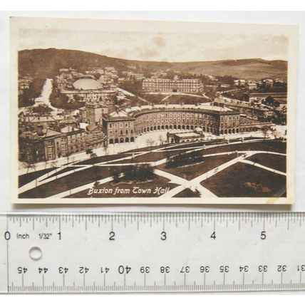 vintage postcard Buxton from Town Hall ref.1