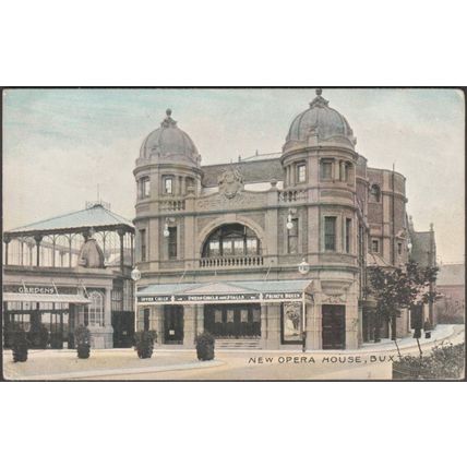 New Opera House, Buxton, Derbyshire, 1906 - National Series Postcard
