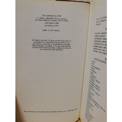 The Illustrated Reference on Cacti and Other Succulents - Vol.2 - Edgar Lamb Sig