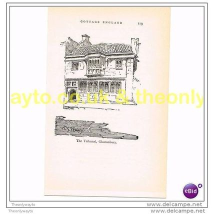 TRIBUNAL, GLASTONBURY, SOMERSET, 1936, Book Illustration