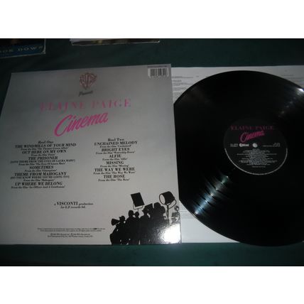 ELAINE PAIGE LP LOT OF 2 - LOVE HURTS/CINEMA