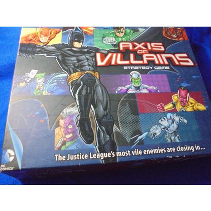 JUSTICE LEAGUE AXIS of VILLAINS Strategy Game! DC! $23.00 Shipped!!