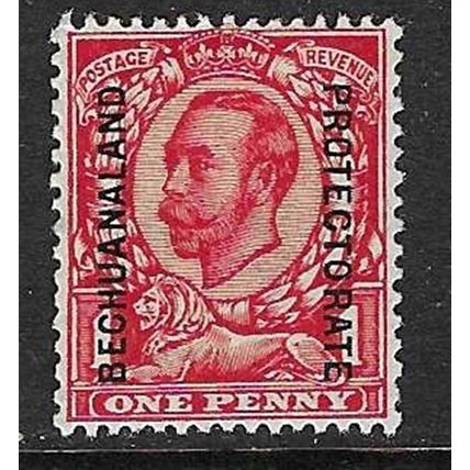 BECHUANALAND 1912-14 GV PROTECTORATE O/P ON 1d MINT SG72