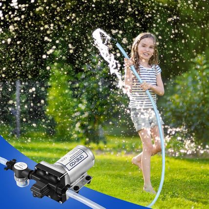 Water Pressure Booster Pump 110V 5.5 GPM 70 PSI, Self Priming Industrial Water P