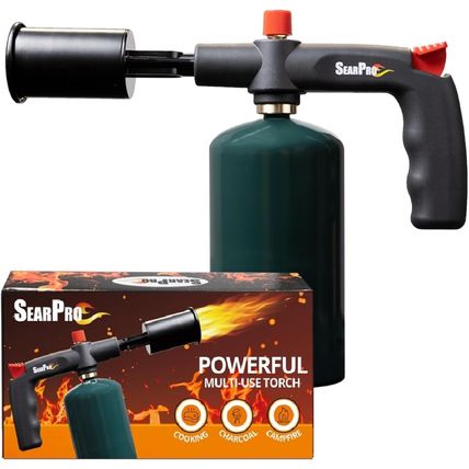 POWERFUL Searpro Charcoal Torch Lighter - Cooking Gadgets - Sous Vide - Cooking