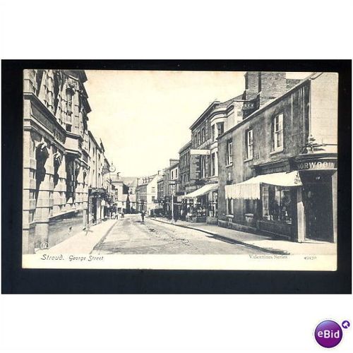 Gloucestershire STROUD George Street Postcard by Valentine (49450)