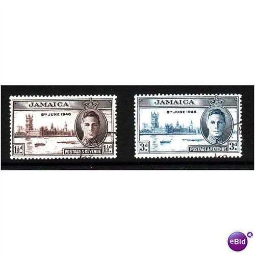 Jamaica 1946 Victory sg 141/141 set fine used